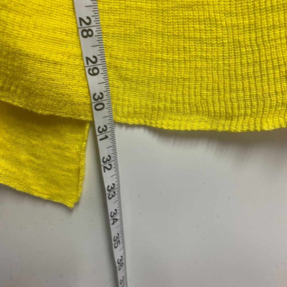 Turo By Vince Camuto Yellow Long Sleeve Size S - Picture 7 of 8